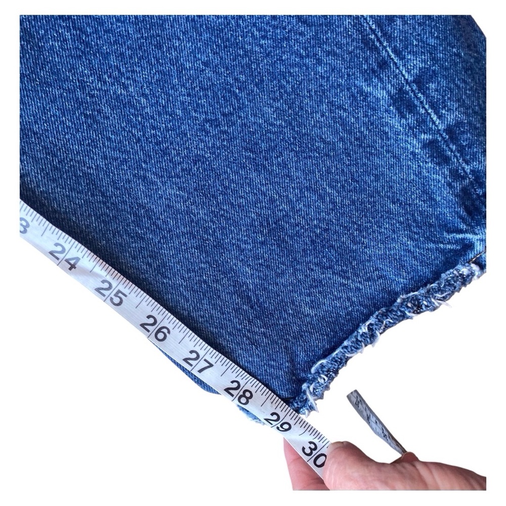 AGOLDE 90s Pinch Waist Jeans High Rise Rigid denim Straight Leg Button Fly Sz 30 - Picture 5 of 12